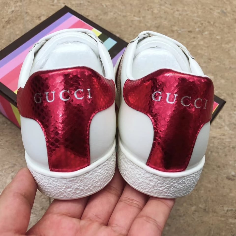 Gucci Wmns Ace Stripe Ivory 525269 0Fiv0 9086 view 8