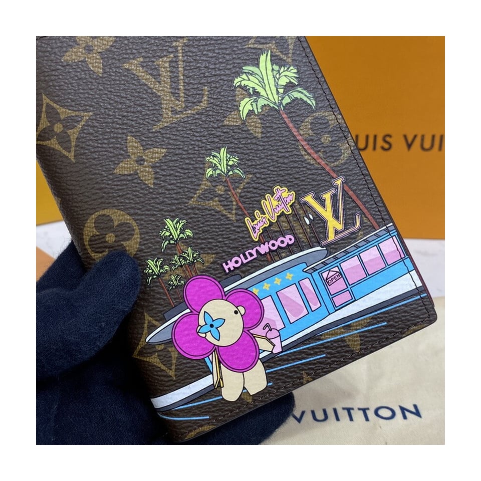 Louis Vuitton Monogram Canvas Passport Cover view 5