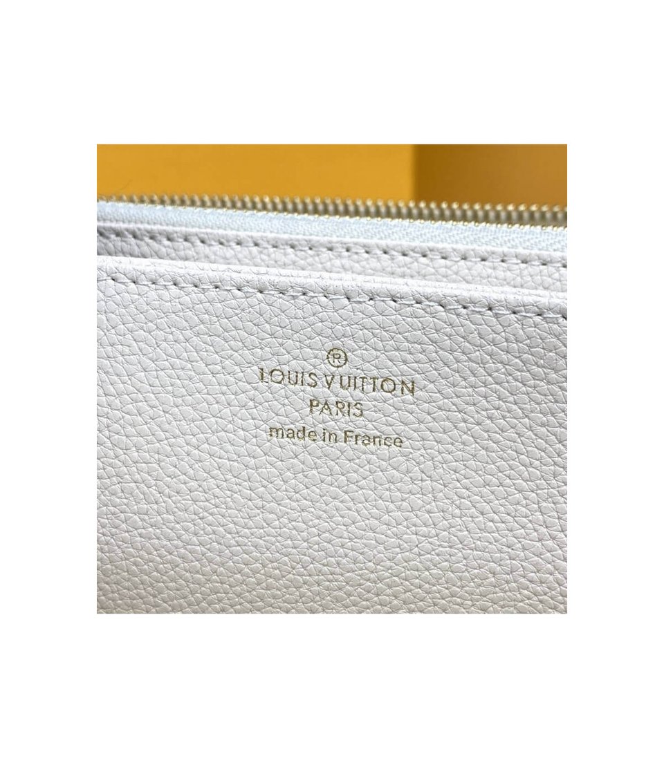 Louis Vuitton Zippy Wallet Cream/Saffron view 11
