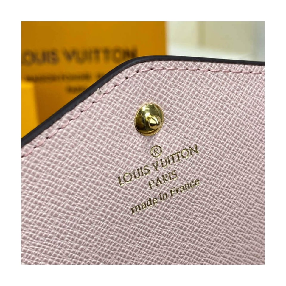 Louis Vuitton Damier Ebene Sarah Wallet Pink view 10