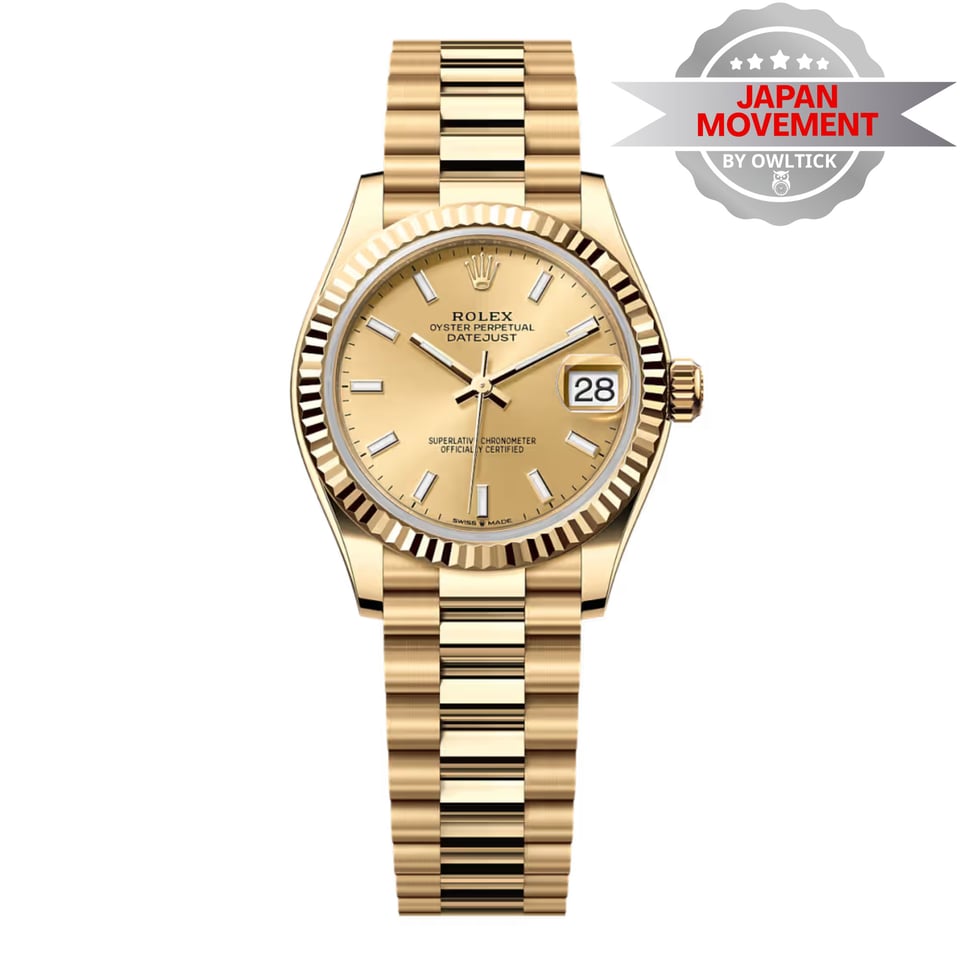 [Superclone] Rolex Datejust 31mm Champagne – Colour Dial President 278278