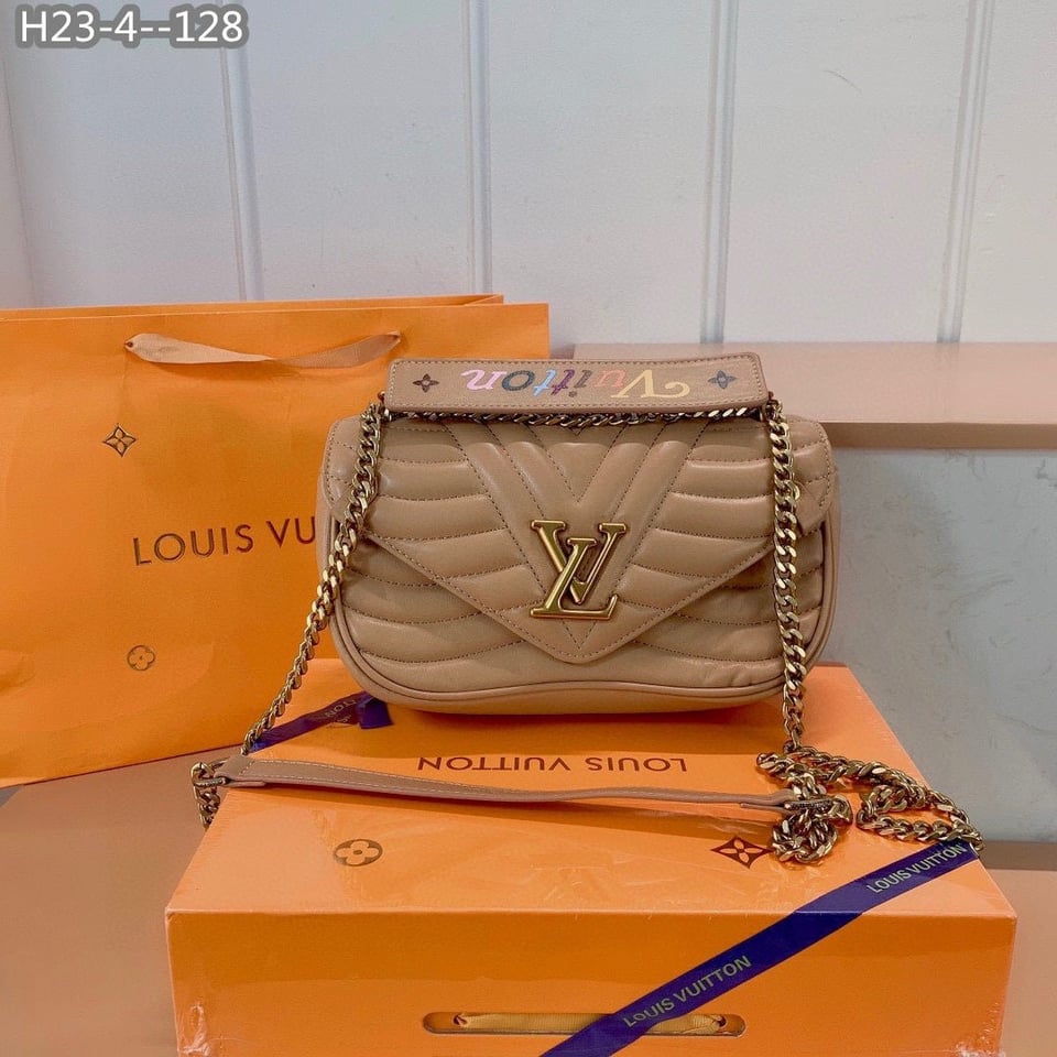 Louis Vuitton New Wave Chain Bag Brown 25Cm M55206 view 3