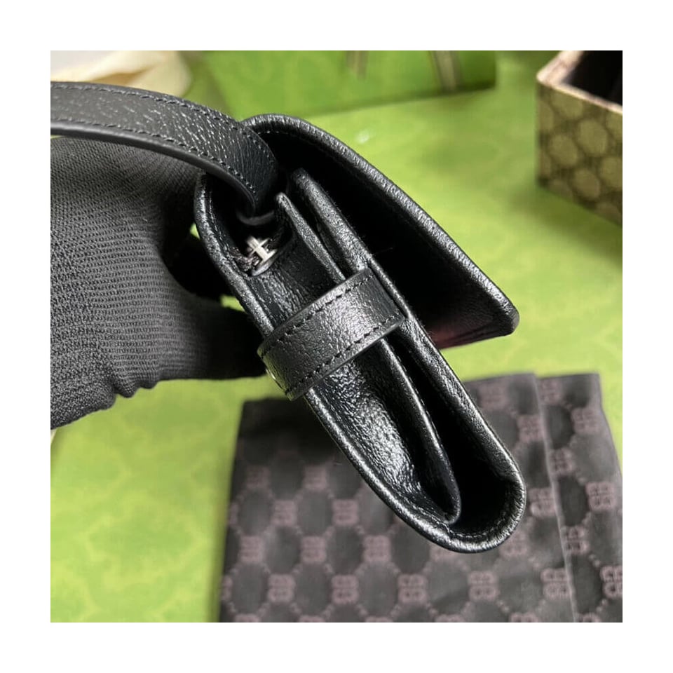 Balenciaga x Gucci Hacker Mini Crossbody Bag Black view 5
