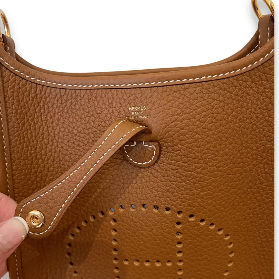 Hermes Evelyne 16 Hermes Mini Evelyne Brown 18cm view 4