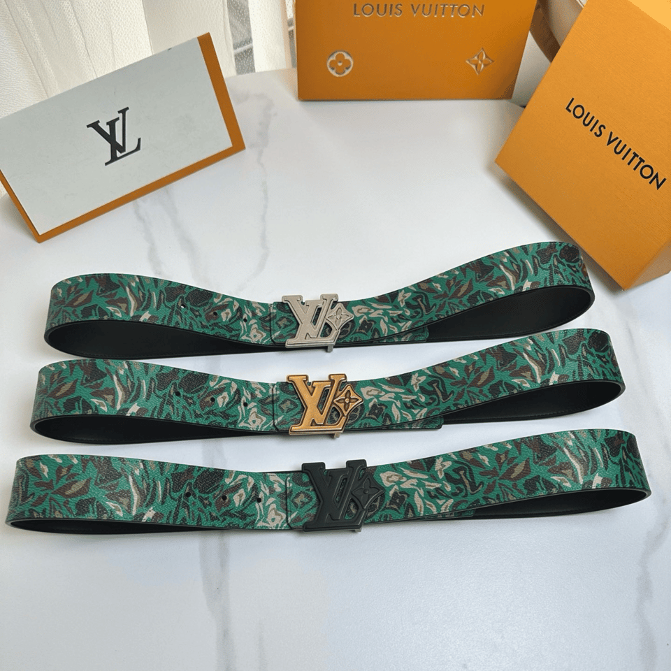Lv LV Flower Camoflage 40mm Reversible Belt For Men view 6