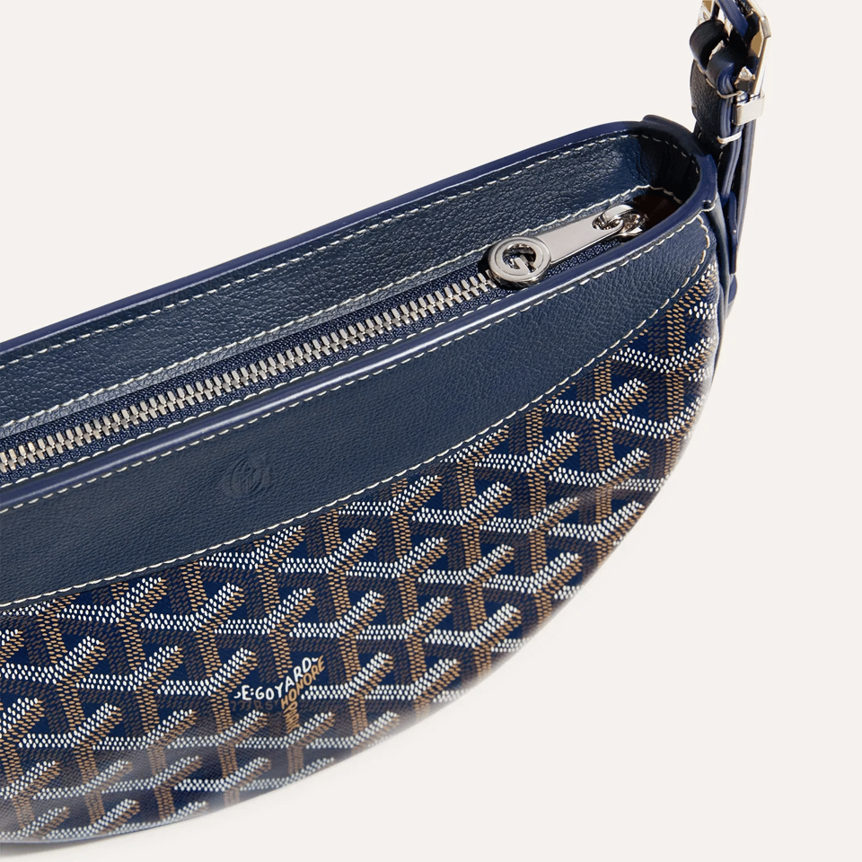 Goyard Hirondelle Bag – Bagistry Closet 25cm Navy Blue view 10