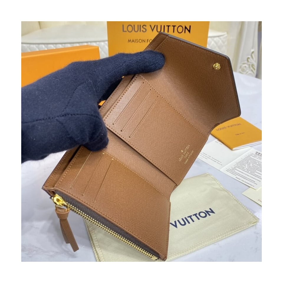 Louis Vuitton Monogram Canvas Victorine Wallet Brown view 8