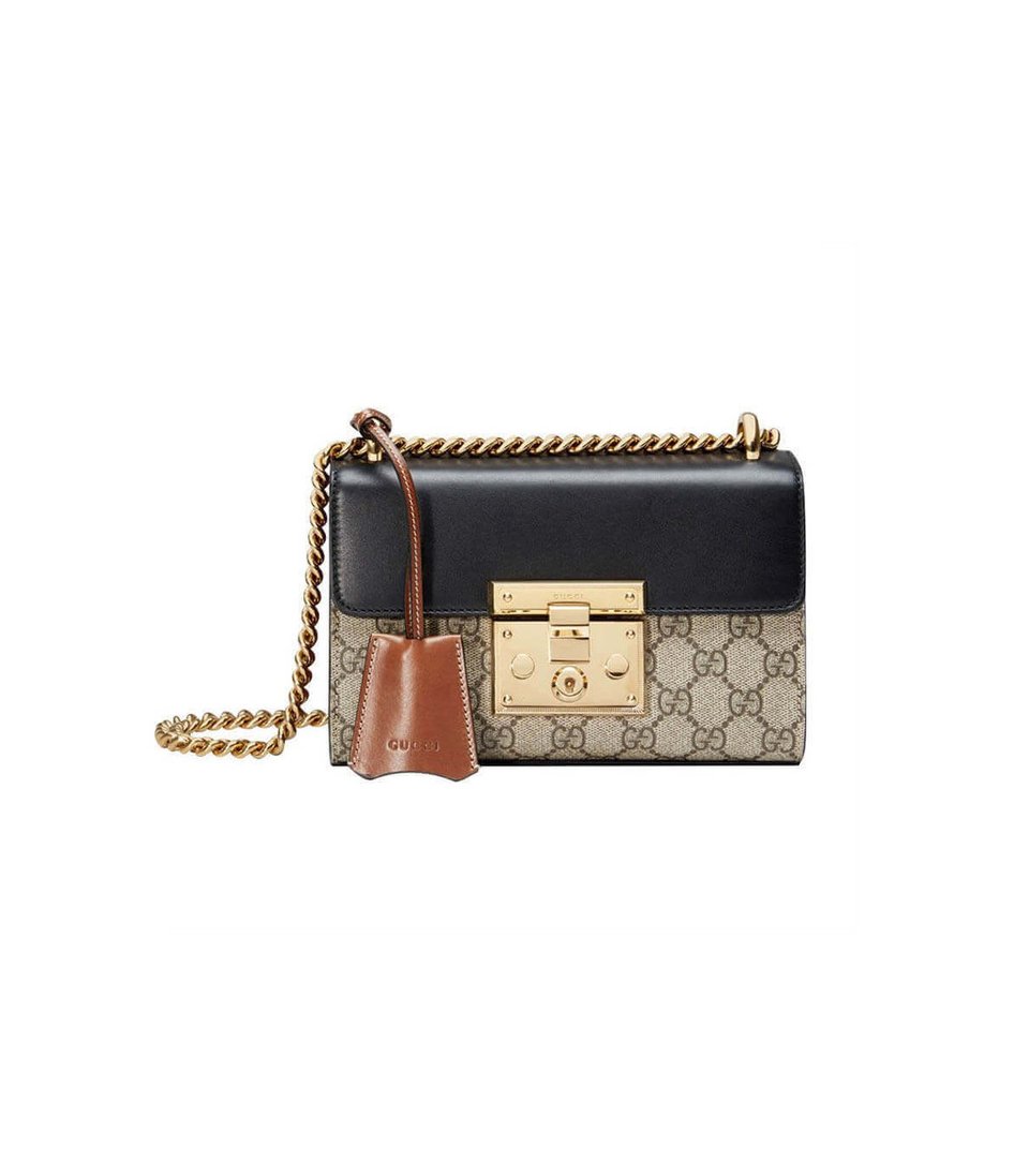 Gucci Padlock Small GG Shoulder Bag Black view 2