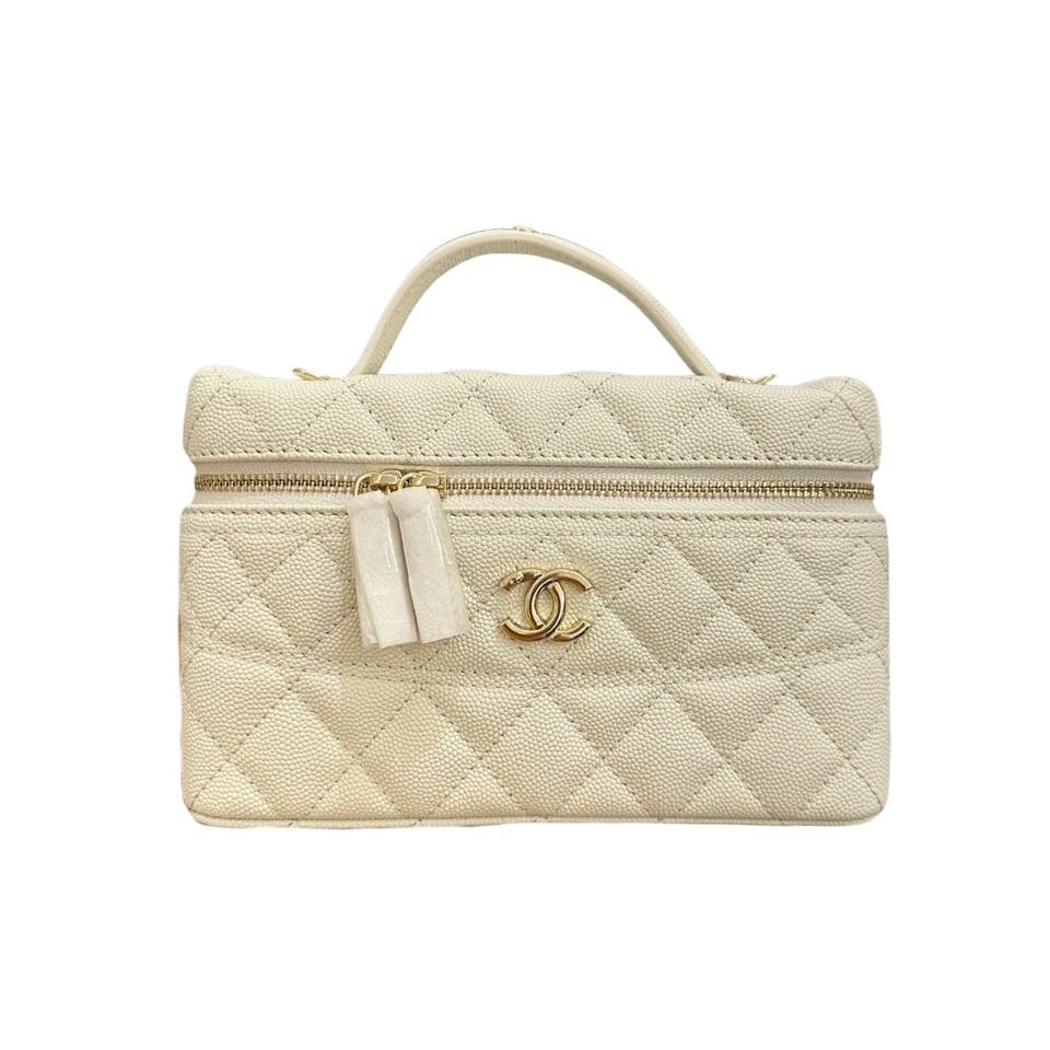 Chanel Long Vanity With Chain White 19.5Cm/7.7in view 2