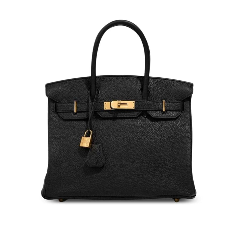 Hermes Black Togo Leather Birkin 30 view 2