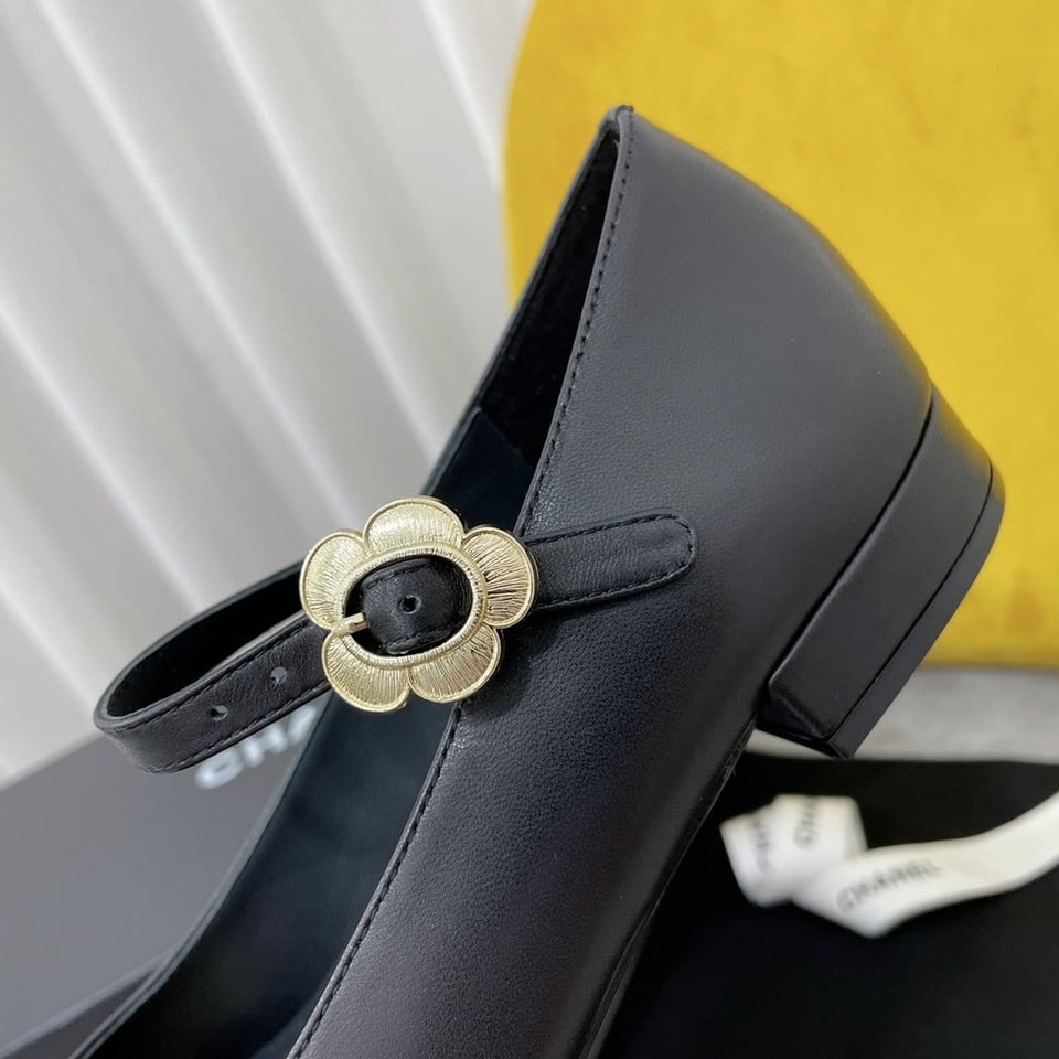 Chanel Mary Janes Black view 5