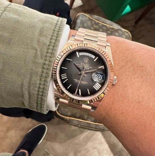 [Superclone] Rolex Day-Date 40mm Slate Ombré Dial President 228235 view 5