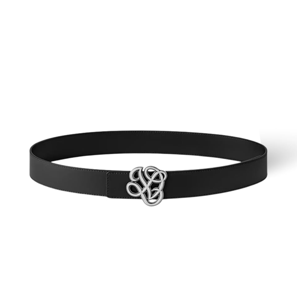 Louis Vuitton LV Black Dynasty 35mm Reversible Men Belt M4017Q view 2