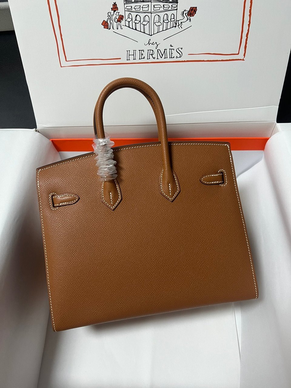 Hermes Birkin Sellier Gold Epsom Leather Gold Hardware view 9