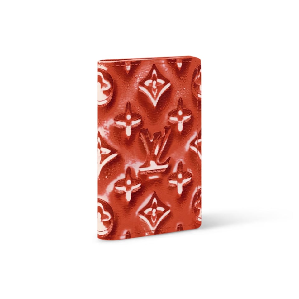 Louis Vuitton Pocket Organizer – Frozen Grenadine Red 7.6cm/3in M28624 view 2