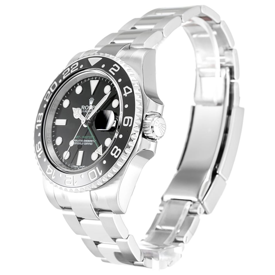 Rolex GMT-Master II 40mm Black Dial 116710 view 3