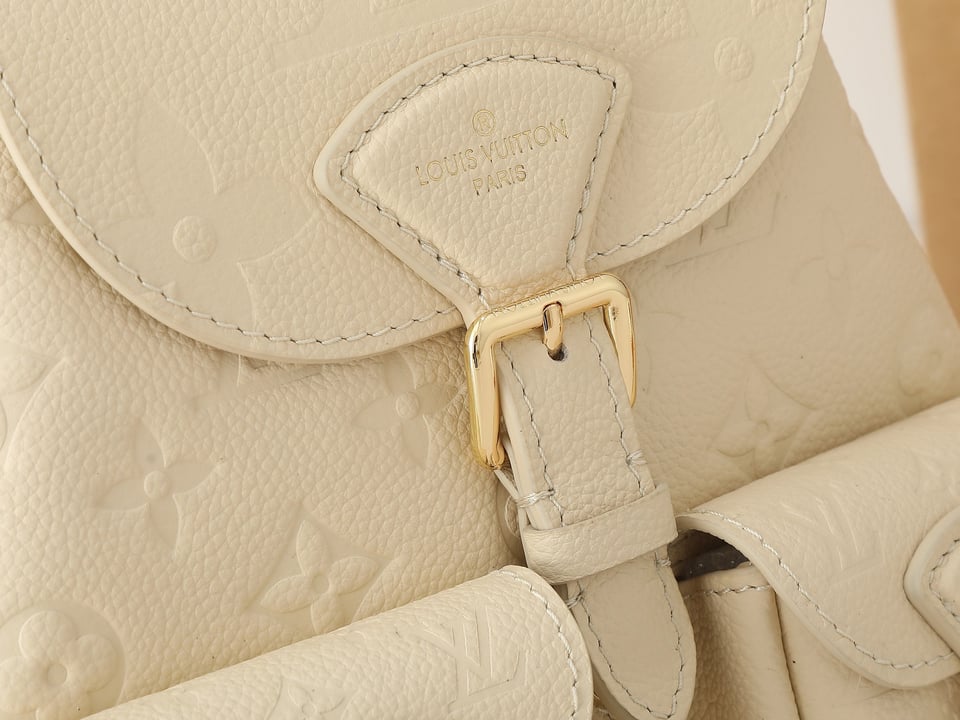 Louis Vuitton Backup Backpack – Monogram Empreinte Leather Cream M47106 22cm/ 8.7cm view 8
