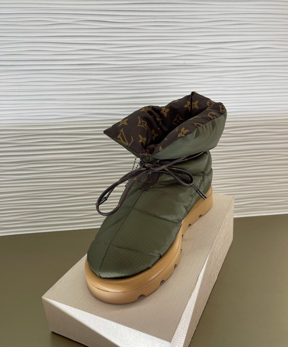 Louis Vuitton Pillow Comfort Ankle Boot Kaki 1A8T3L view 5