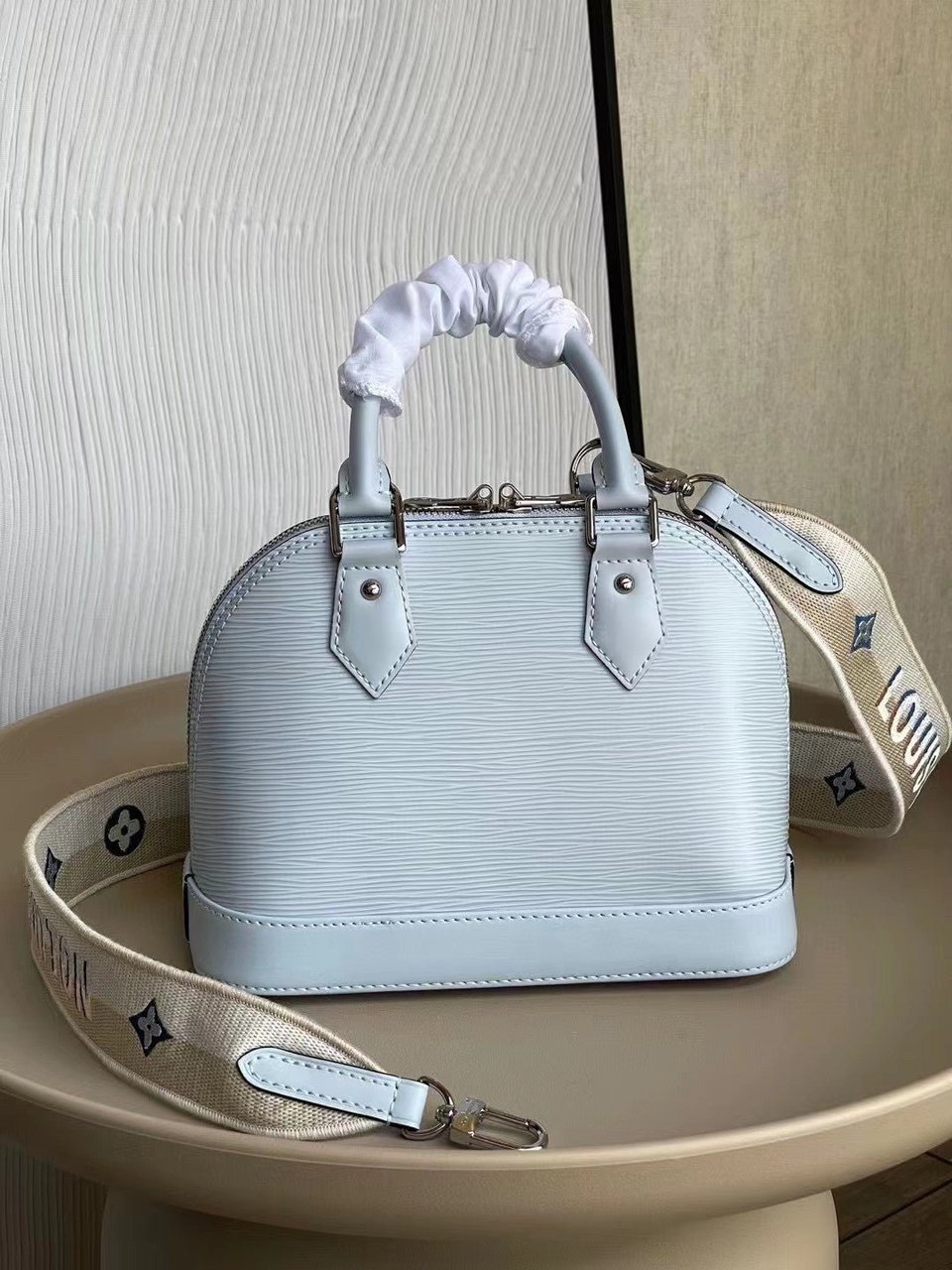 Louis Vuitton Alma Bb 23Cm Blue Bag view 6
