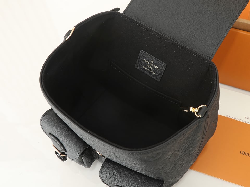 Louis Vuitton Backup Monogram Empreinte Leather – Women – Handbags Black view 15