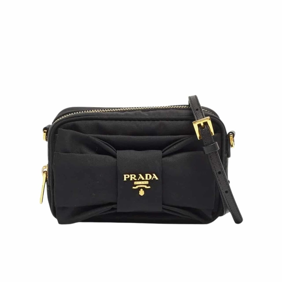 Prada Tessuto Fiocco Bow Crossbody Bag 24Cm view 2