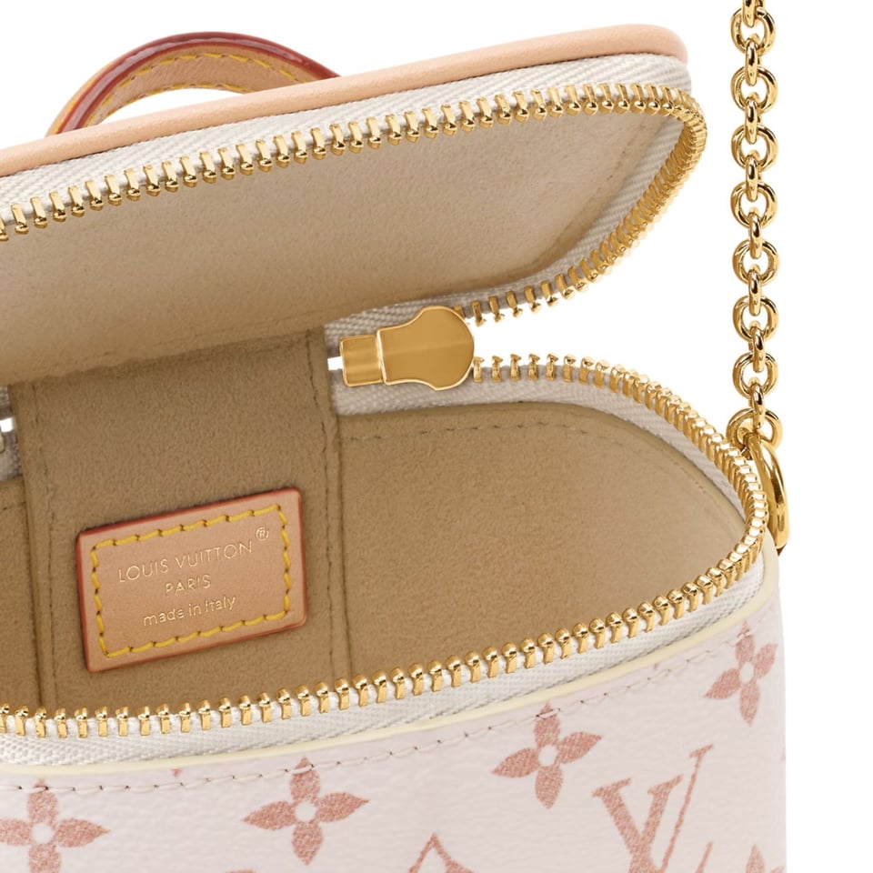 Louis Vuitton Micro Vanity Case 10.2cm/4in Dune Beige Monogram M03812 view 4
