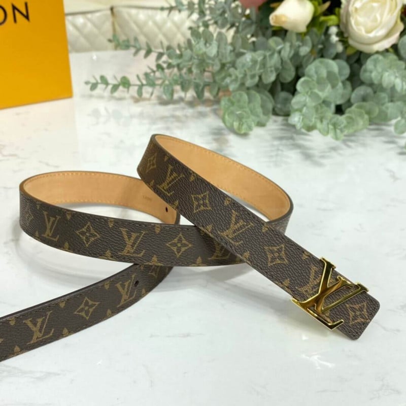 Louis Vuitton 25mm Mini Monogram Canvas LV Initials Belt M9781W view 5