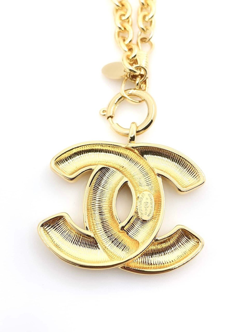 Chanel Cc Gold Necklace view 5
