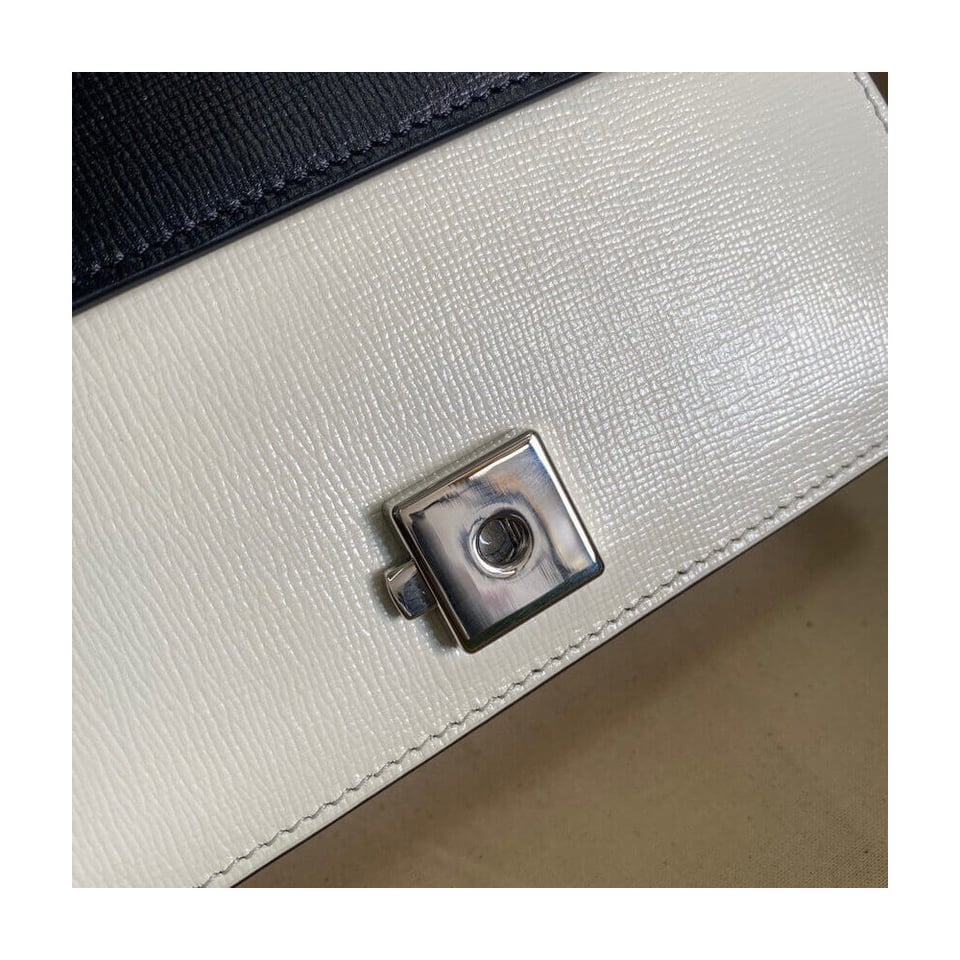Gucci Dionysus Mini Bag Orange White Leather view 8