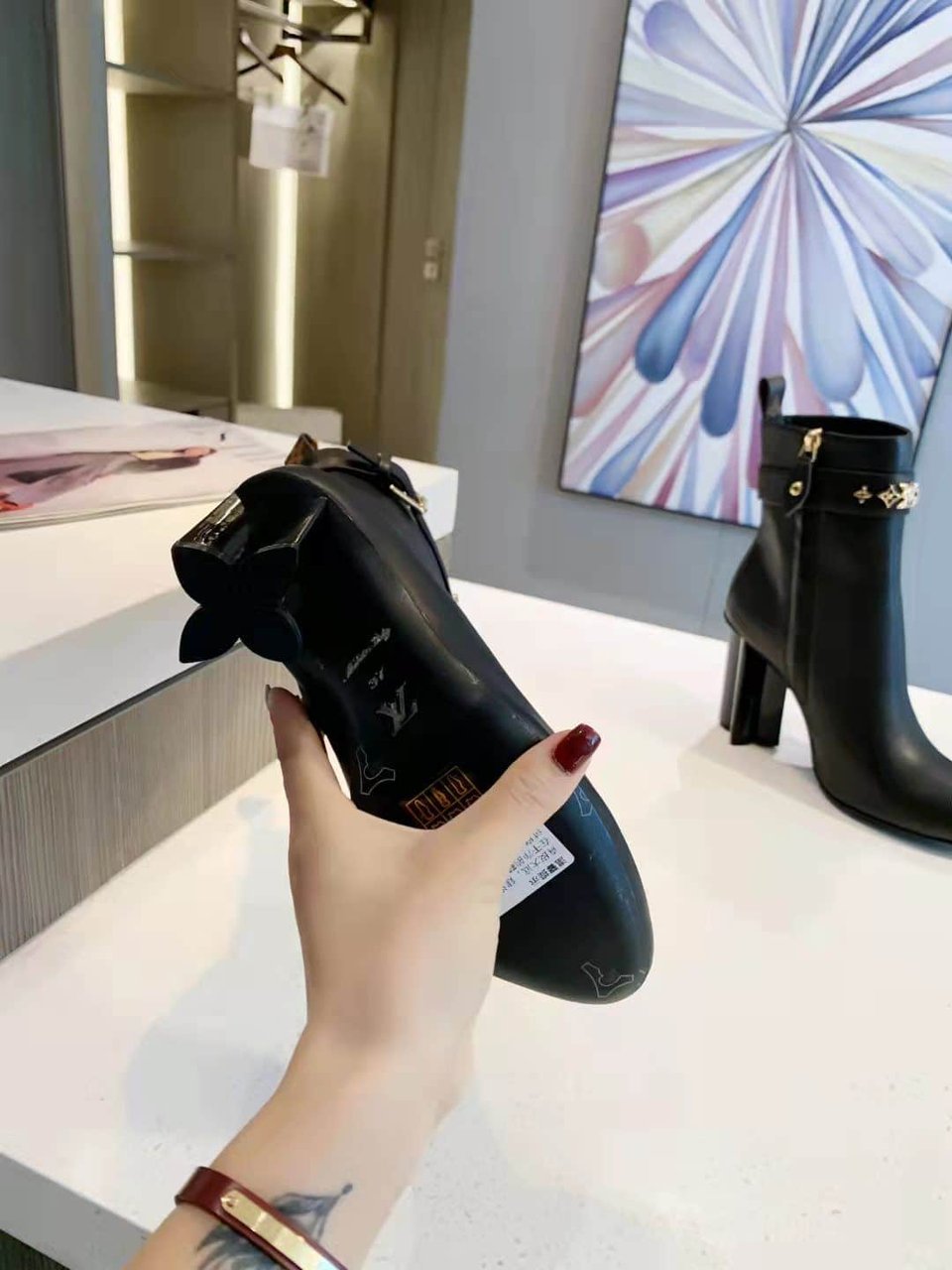 Louis Vuitton Ankle Boot Black view 6