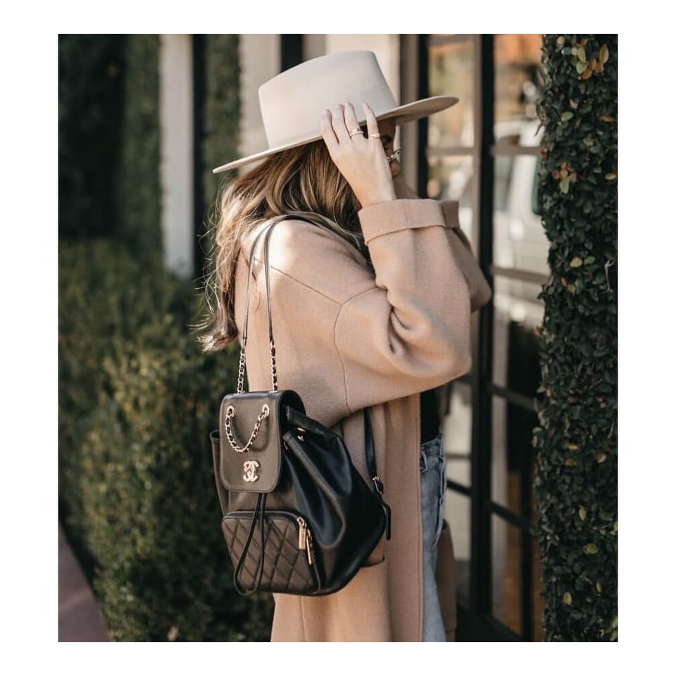Chanel Business Affinity Mini Backpack in Black Caviar 25.4cm view 6