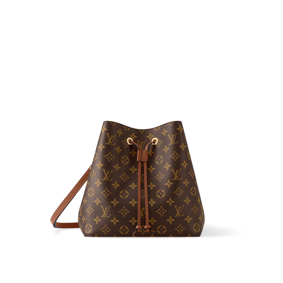 Louis Vuitton Luxury Monogram Canvas And Leather Handbag Neonoe Caramel view 2