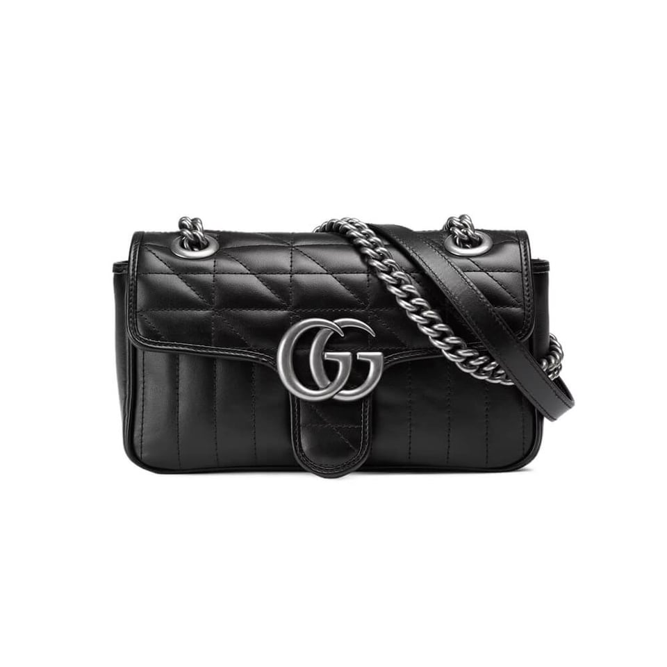 Gucci GG Marmont Mini Shoulder Bag Black view 2