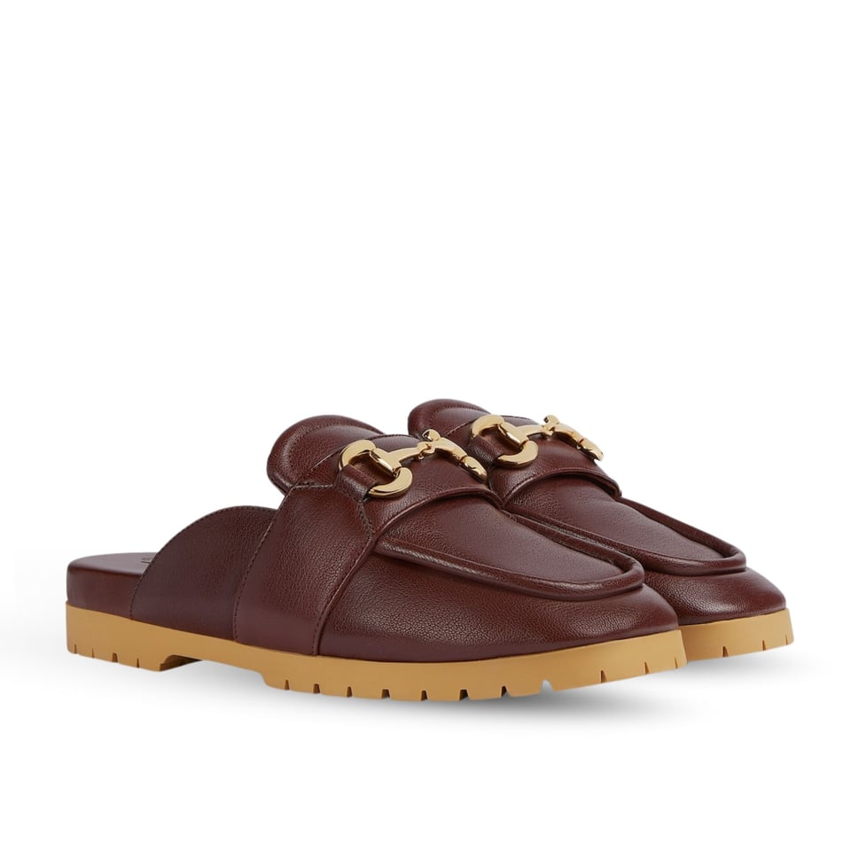 Gucci Women’s Mule With Horsebit Brown view 2