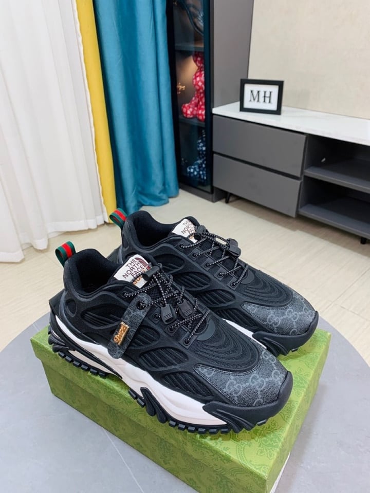 Gucci Gg Men?S Sneaker Rubber Leather Black view 8