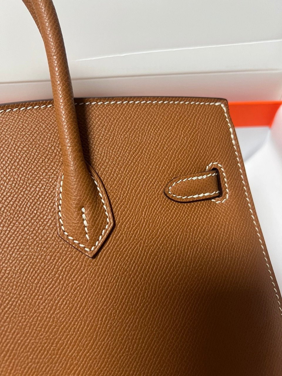 Hermes Birkin Sellier Gold Epsom Leather Gold Hardware view 10