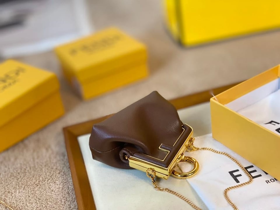 Fendi Nano Fendi First Charm Brown 9Cm 7As051Abvef12G2 view 5