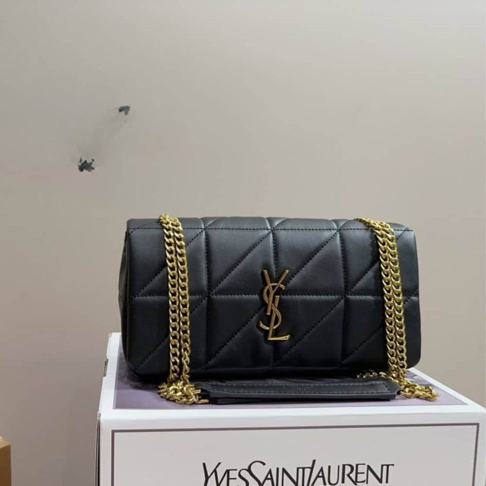 Saint Laurent Jamie Medium In Black 26Cm view 3