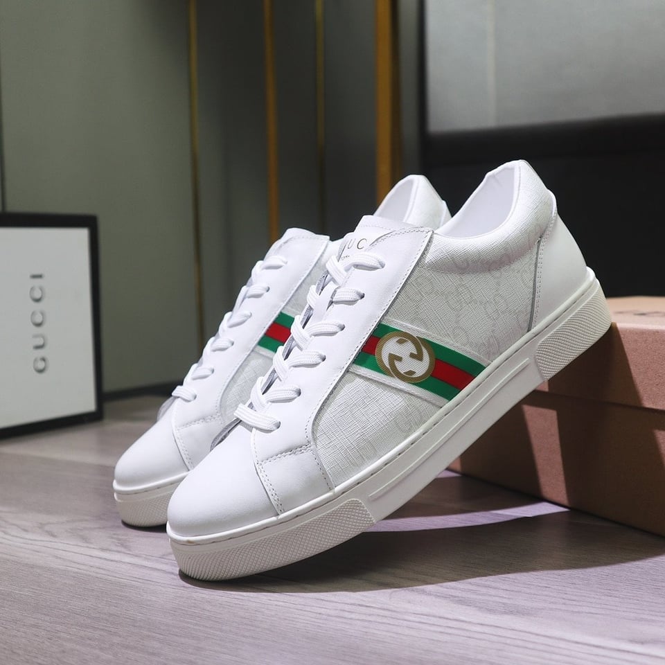 Gucci Gg Supreme White Sneaker Gg With Web view 7