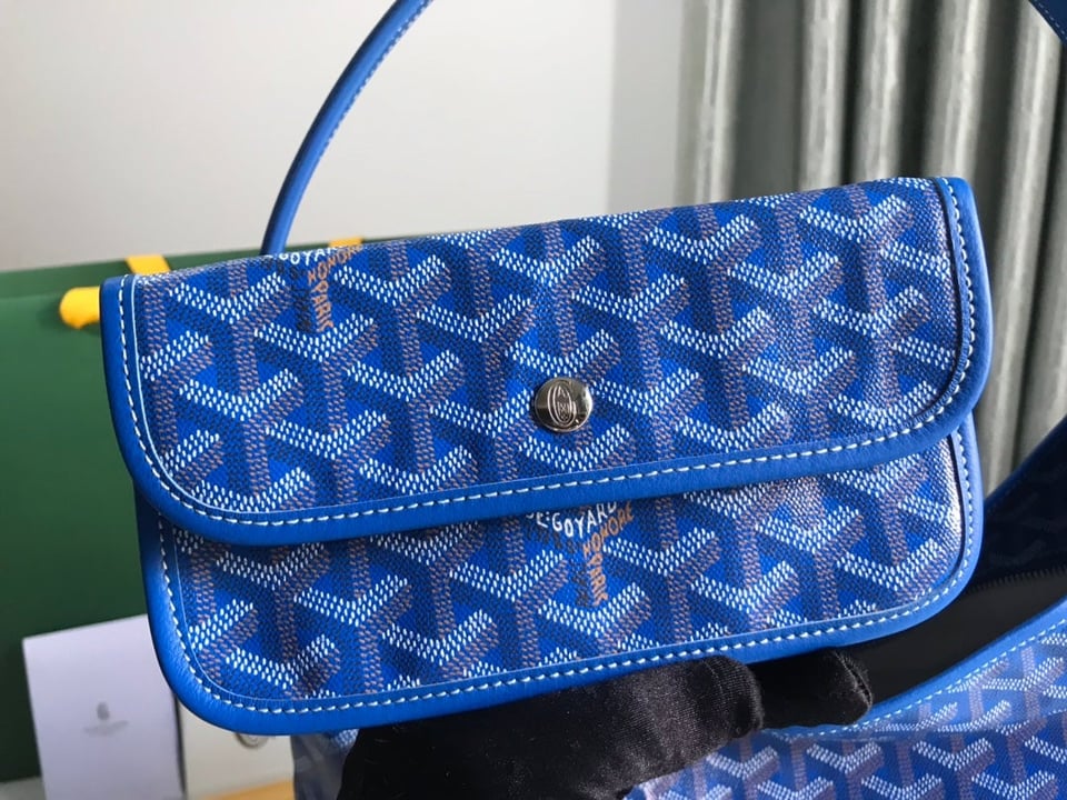 Goyard Hobo Boheme 42Cm Blue Canvas view 7
