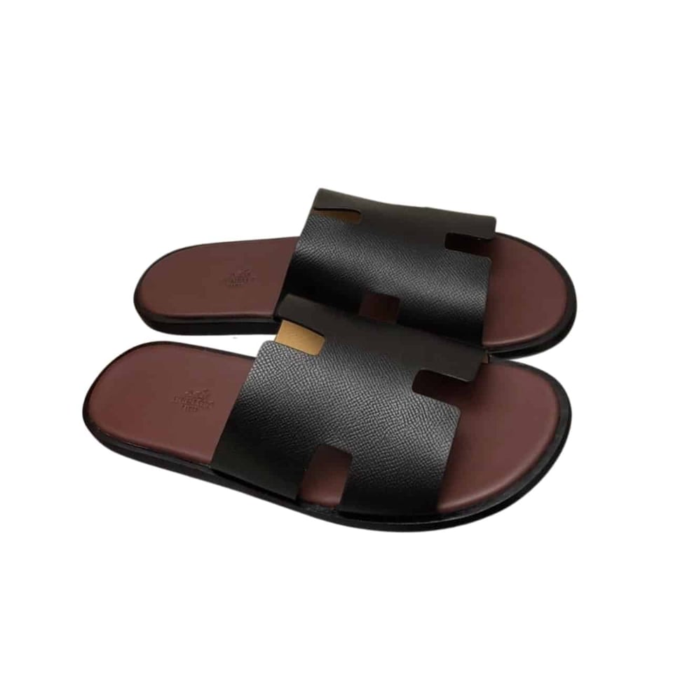 Hermes Izmir Sandal Black And Brown view 2