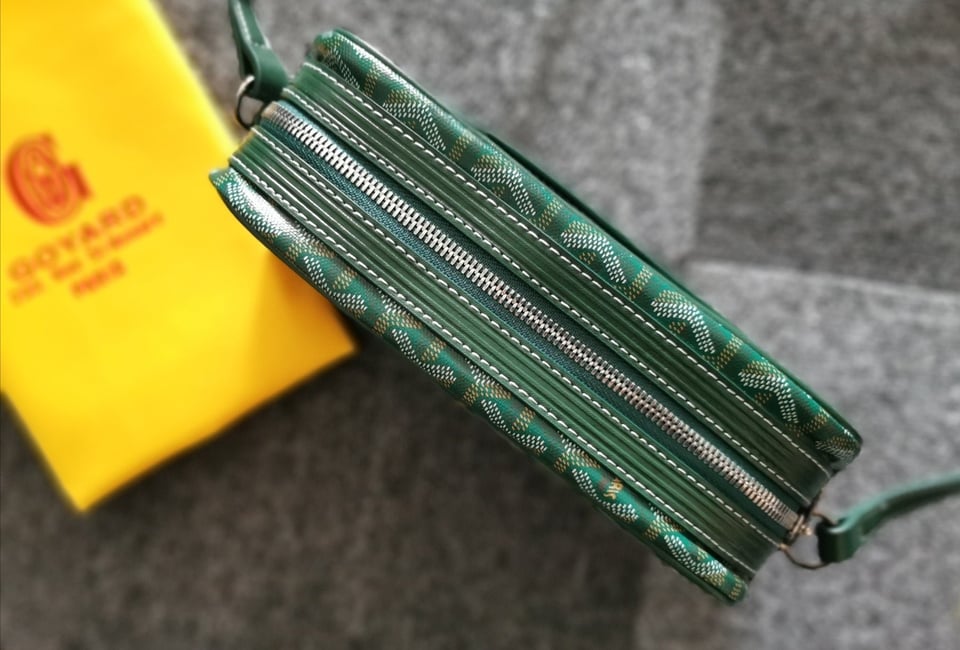 Goyard Cap-Vert Pm Bag 23X8X14Cm Green Canvas view 6