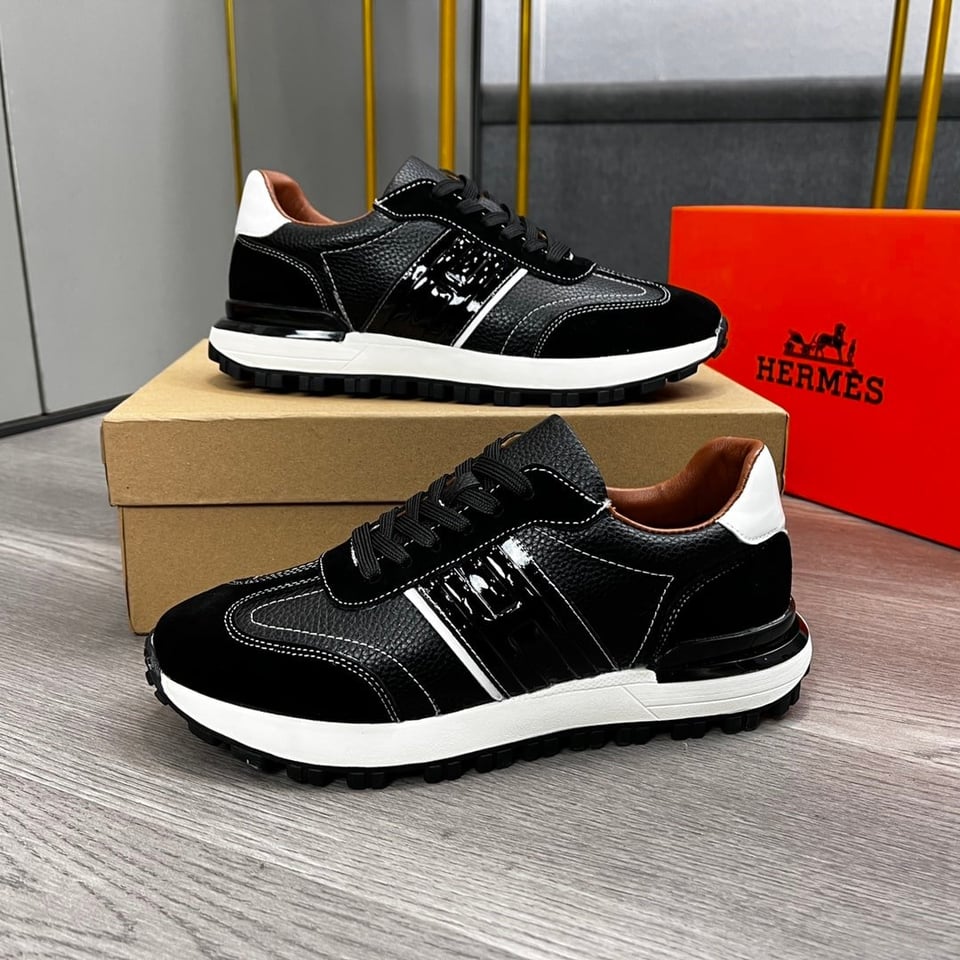 Hermes Trail Sneaker Black view 7