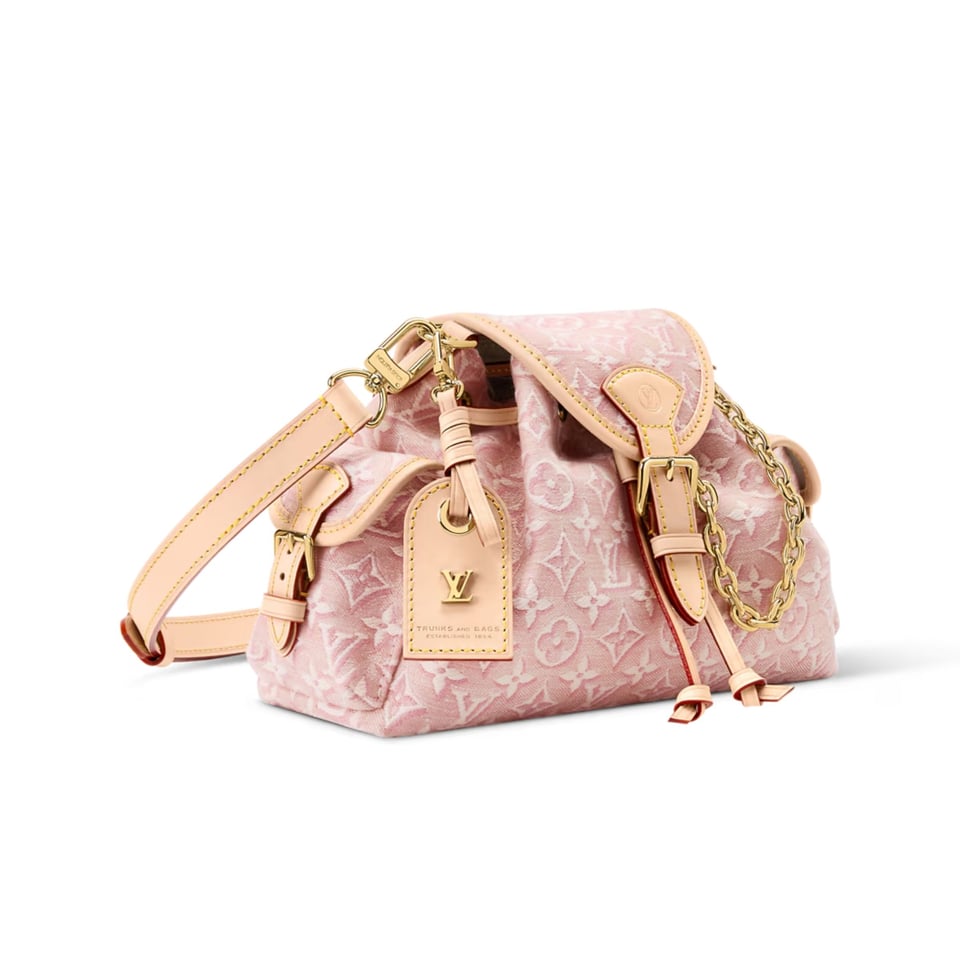 Louis Vuitton Odyssee PM Monogram Emblème Rose Ruban Color 27cm M29974 view 3