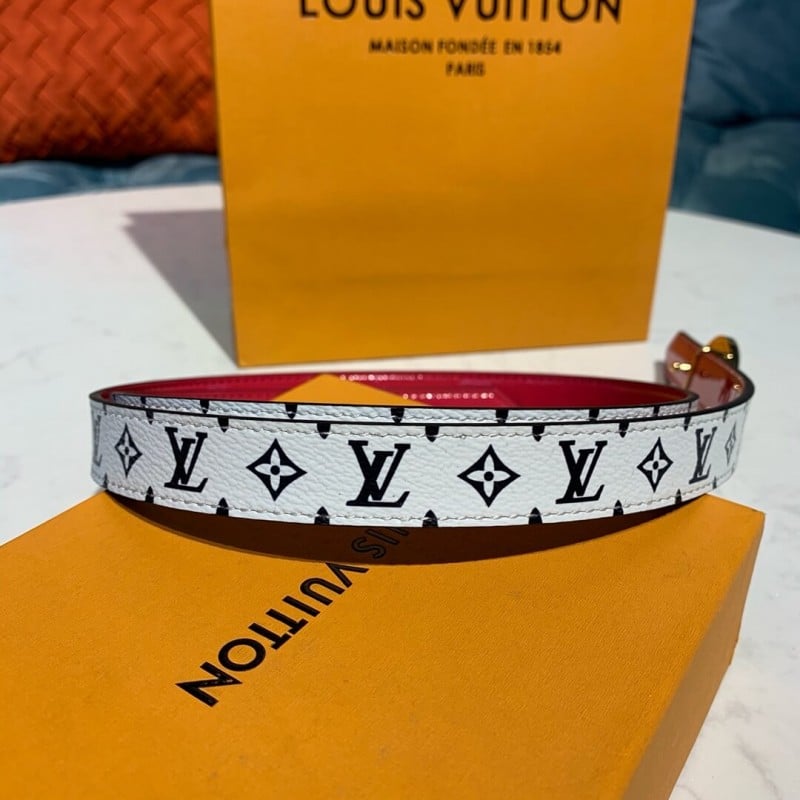 Louis Vuitton Monogram Canvas Recto LV Circle Plate 20mm Reversible Belt M0148W view 7
