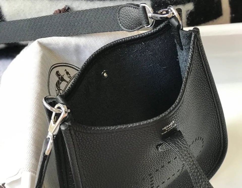 Hermes Evelyne 16 Amazone Black Bag 16Cm H069426Ckav view 6