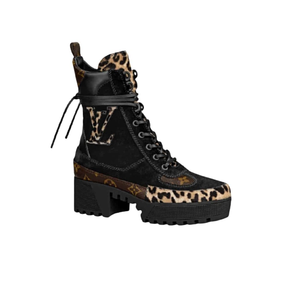 Louis Vuitton Laureate Platform Desert Boots Black 1A5Nnu view 2