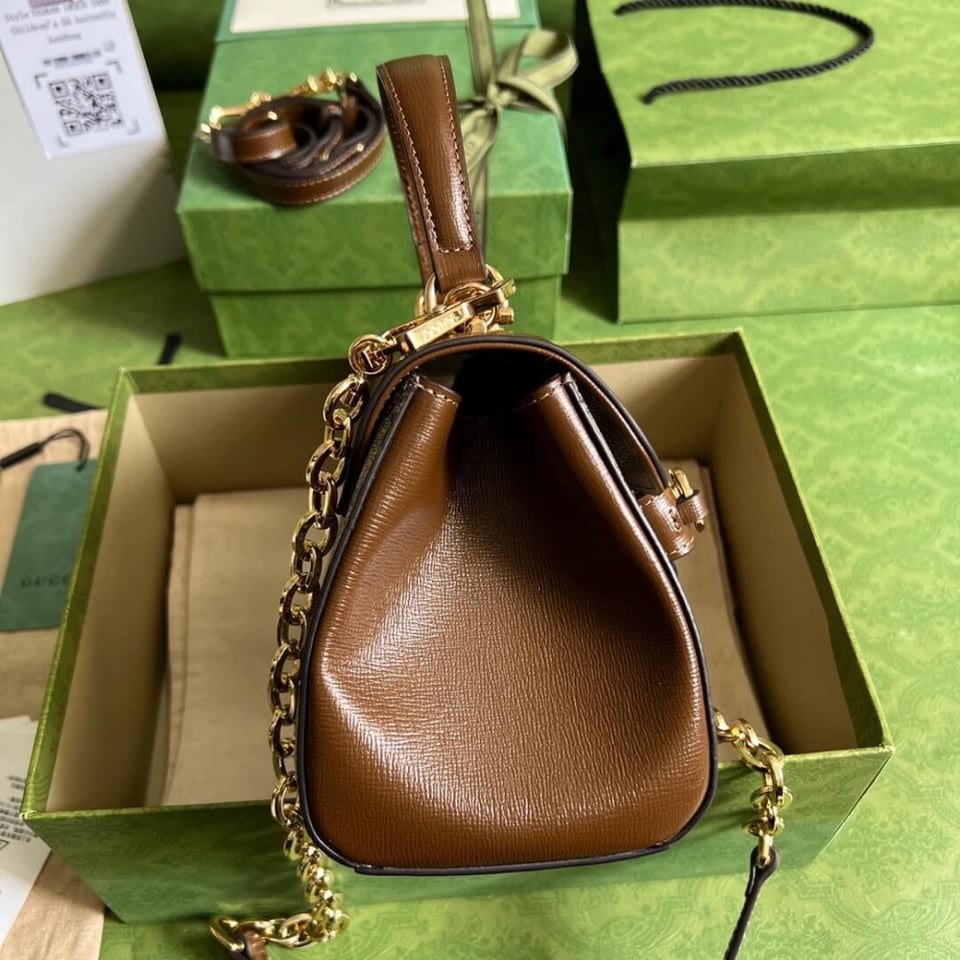 Gucci Horsebit 1955 Top Handle Bag view 6