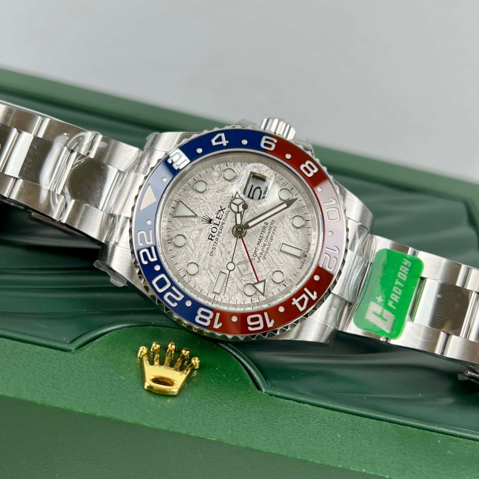 [SUPER CLONE] Rolex GMT-Master II Meteorite Dial 126719BLRO “Superman” view 6