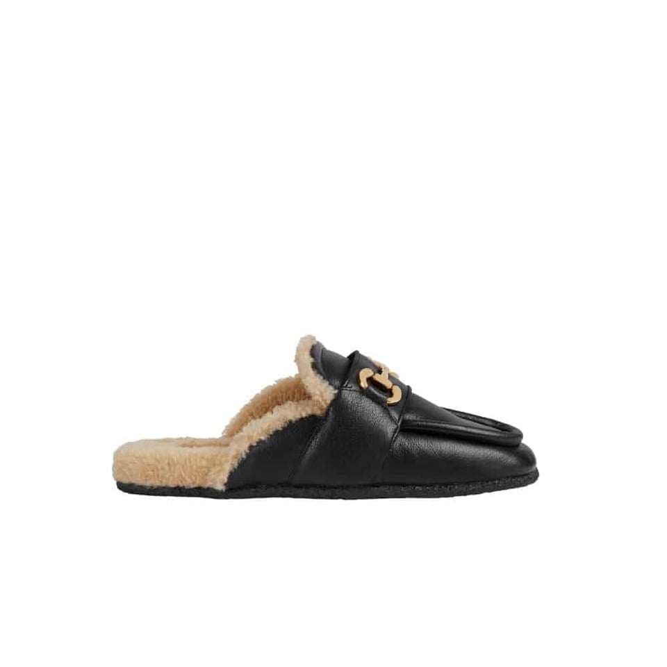 Gucci Women’S Mule With Horsebit Black 771061 Aacz3 1047 view 2